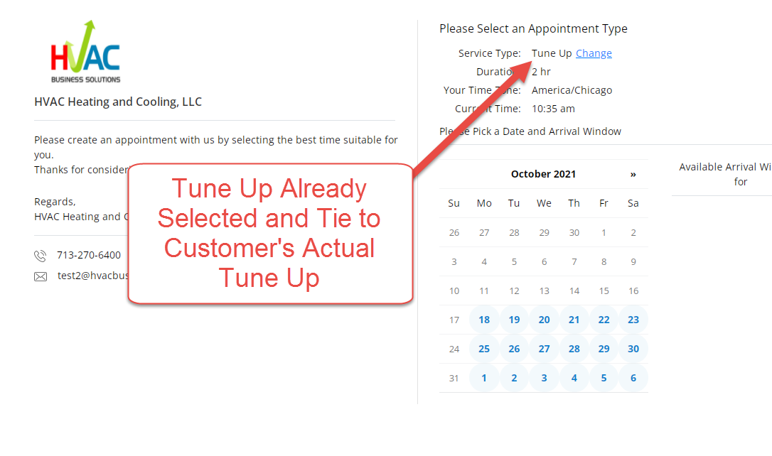 Calendar-With-Personalization-Variable-Link
