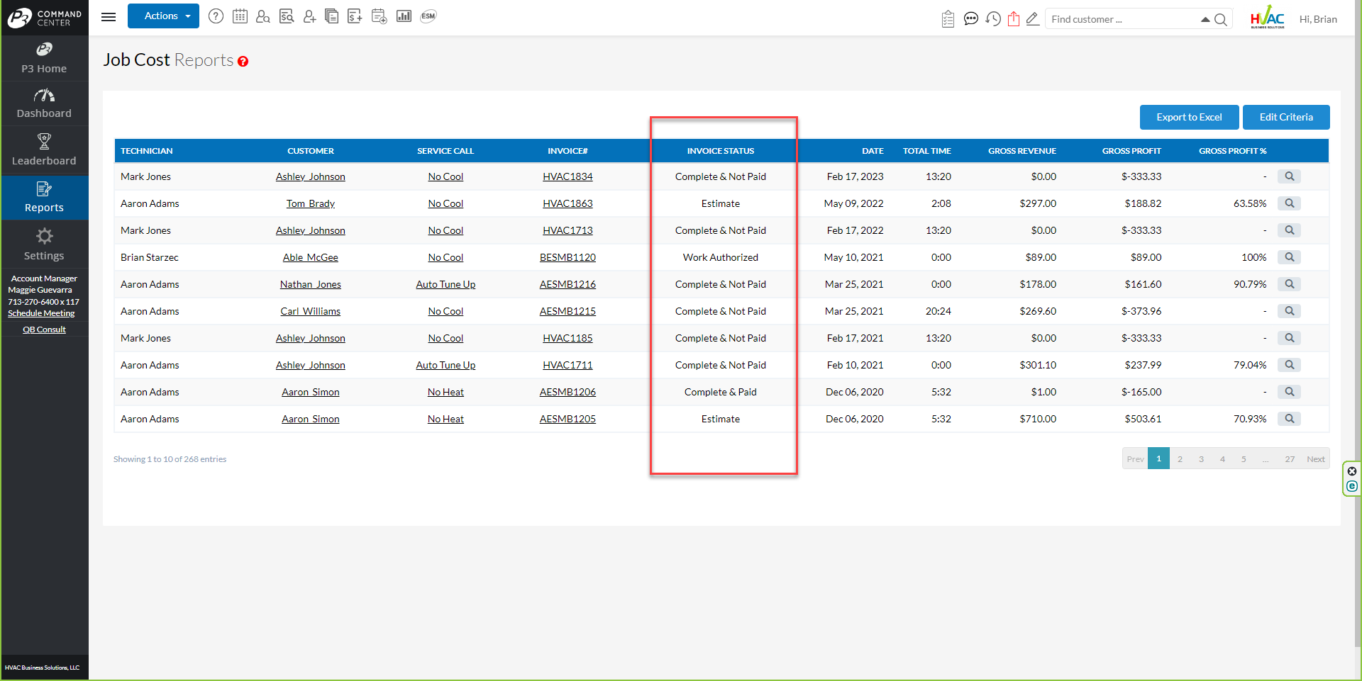 Job-Cost-Report-Invoice-Status