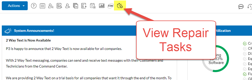 Tuesday Tool Tip – New Tool Bar Short Cut – Repair Task